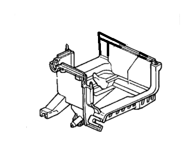 Honda 80202-SR3-A00 Case, Evaporator (Lower) (W/Insulator)