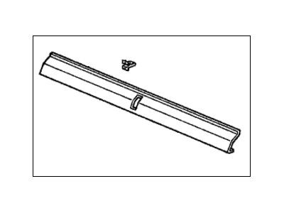 Honda 84512-SR8-000ZB Cover, RR. Bulkhead *NH178L* (EXCEL CHARCOAL)