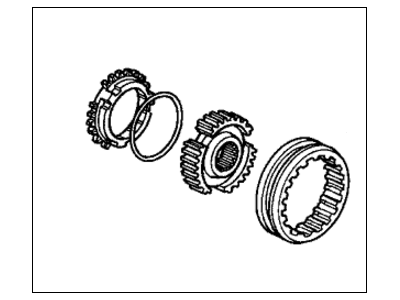 Honda 23626-PL3-325 Sleeve Set, Synchronizer (5)