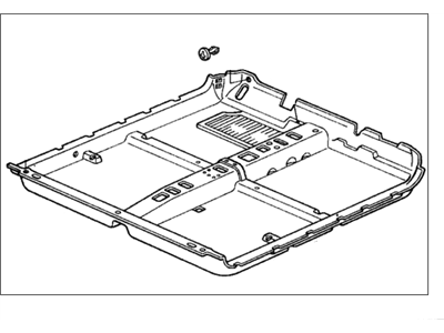 Honda 83302-SR8-A12ZA Mat *NH167L* (GRAPHITE BLACK)