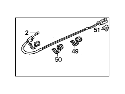 Honda 37700-SR3-A01 Lamp Assy., Indicator (AT)