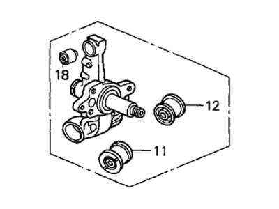 Honda 52210-S5A-902 Knuckle, Right Rear