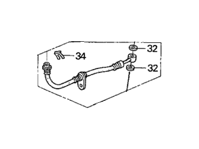 2005 Honda Civic Brake Line - 01466-S5A-J04