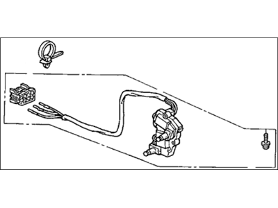 2002 Honda Civic Mirror Actuator - 76215-S5S-A01