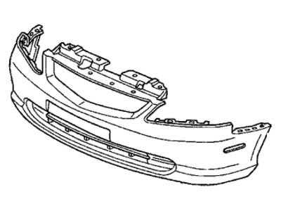 Honda 04711-S5T-A90ZZ Face, Front Bumper (Dot)