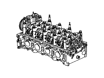 2004 Honda Civic Cylinder Head - 10003-PNF-A02