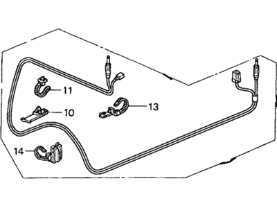 2003 Honda Civic Antenna Cable - 39160-S5S-000