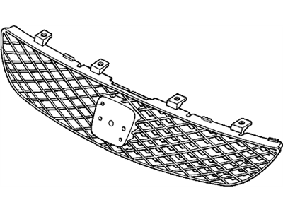 2005 Honda Civic Grille - 71120-S5T-G01ZB