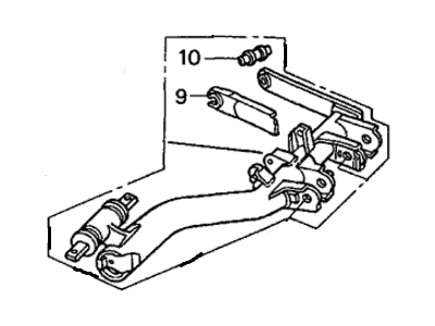 Honda 52371-S5T-A00 Arm, Left Rear Trailing