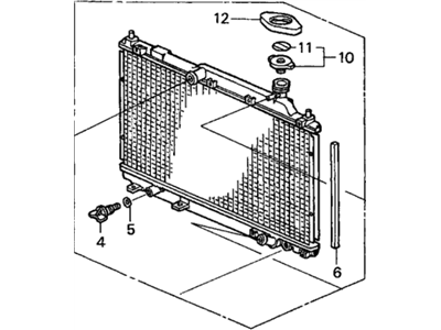 Honda 19010-PNF-003 Radiator (Denso)