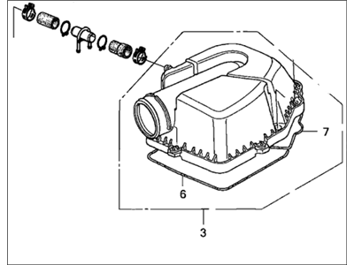 Honda 06172-PRA-307 Cover Kit, Air Cleaner