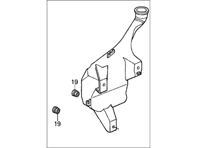 Honda Civic Washer Reservoir - 76840-S5T-E01