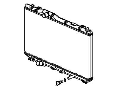 Honda 19010-5BF-A11 W-RADIATOR