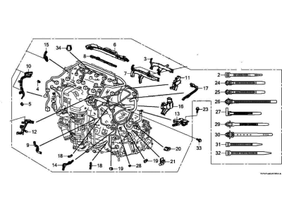 Honda 32110-5BF-306 ENG HARN