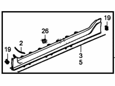 Honda 71800-TGH-A10ZA Garn Assy. R *R513*