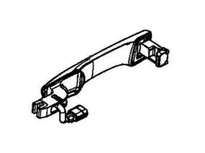 Honda 72181-TEA-T71YD Handle, Drvier Side *B637P* 72181-TEA-T71YD Honda Handle, Drvier Side *B637P* Illustration 1 of 1