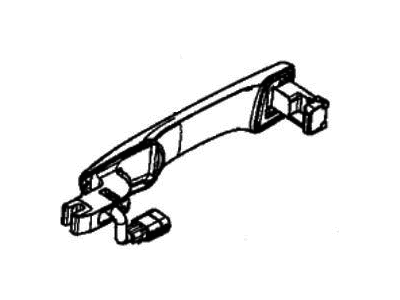Honda 72141-TEA-T71YD Handle, Passenger Side *B637P* 72141-TEA-T71YD Honda Handle, Passenger Side *B637P* Illustration 1 of 1