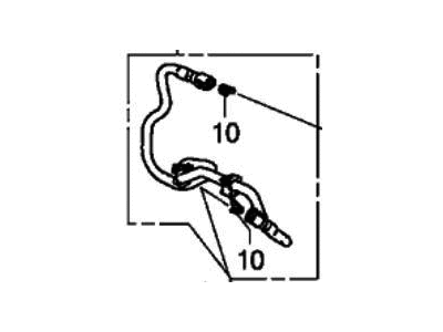 Honda 16720-5BF-A01 Hose Comp, Fuel Feed