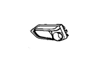 Honda 71118-TGH-A50ZB Garnish, Drvier Side (Rallye Red)