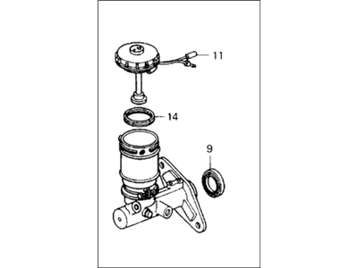 Honda 46100-SH4-A11 Master Cylinder Assembly