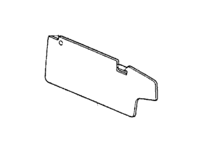 Honda 83280-SH4-A01ZC Sunvisor Assembly, Driver Side (Lofty Gray)