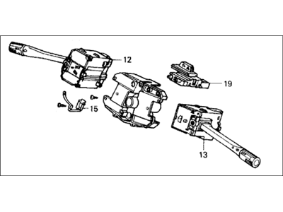 Honda 35250-SH3-A53 Switch Assembly, Combination