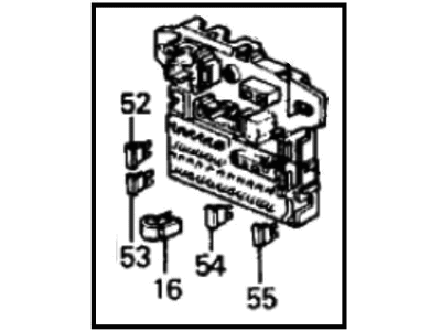 1990 Honda Civic Fuse Box - 38200-SH3-A51