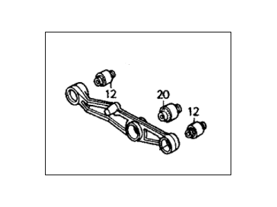 Honda 52350-SH3-A10 Arm, Right Rear (Lower)