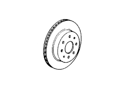 Honda Del Sol Brake Disc - 45251-SR3-A01