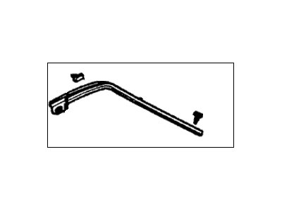 Honda Civic 4-Door Sedan (EC/ED/EE/EF) Door Seal Rubber Weatherstrip Kit - 4 Piece Set (88-91)