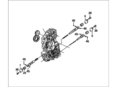 1989 Honda Civic Valve Body - 27105-PL4-680