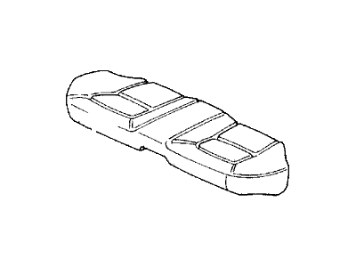 Honda 82131-SH4-P01 Pad, RR. Molding Cushion