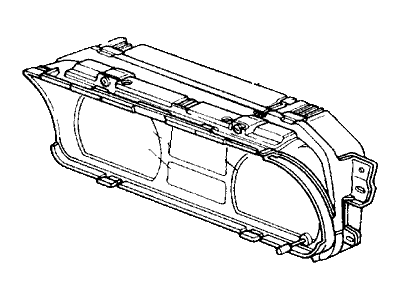 1991 Honda Civic Instrument Cluster - 78100-SH3-A98