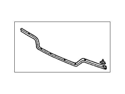 Honda 74142-SH4-000 Rubber, FR. Hood Seal