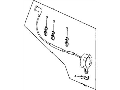 Honda Civic Spark Plug Wire - 32723-PE1-V10