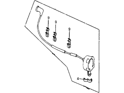 1987 Honda Civic Spark Plug Wire - 32723-PE1-V10