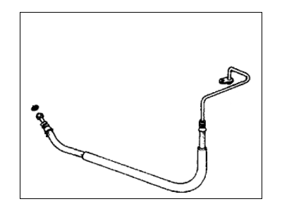 Honda 38671-SB3-701 Hose, Discharge (Sanden)