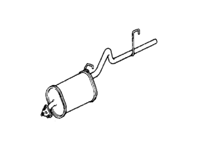 Honda 18307-SB6-A01 Muffler, Exhuast