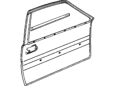 Honda 75111-SB6-661ZZ Skin, R. FR. Door