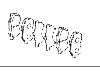 Honda 45022-SB2-673 Pad Set, Disk Brake