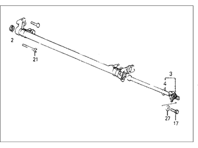 Honda 42100-SB6-600 Beam Assembly, Rear Axle