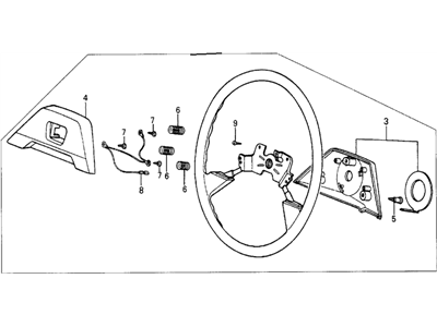 Honda 53110-SB3-957ZA