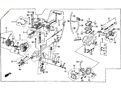 Honda 16100-PE1-729