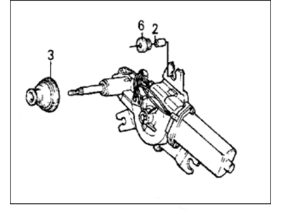 Honda Civic Wiper Motor - 38420-SB6-003