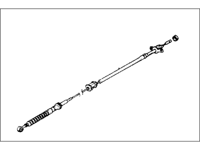 1987 Honda Civic Shift Cable - 54315-SB6-982