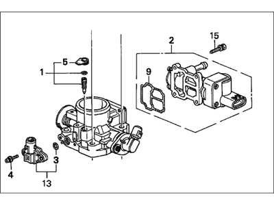 Honda 16400-P2E-A01