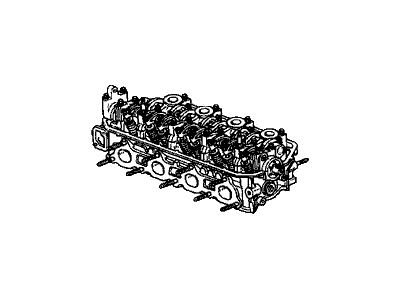 Honda 10003-P2P-A31 General Assembly, Cylinder Head