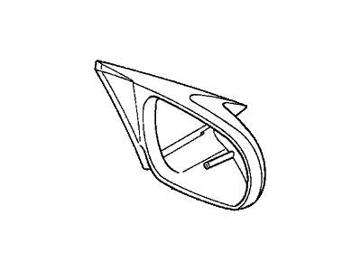 1996 Honda Civic Mirror Cover - 76201-S01-A25ZB