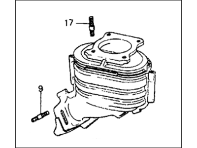 Honda 18150-PE1-685 Converter Assembly