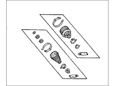 Honda 44018-SH9-A00 Cv Boot Set, Outboard